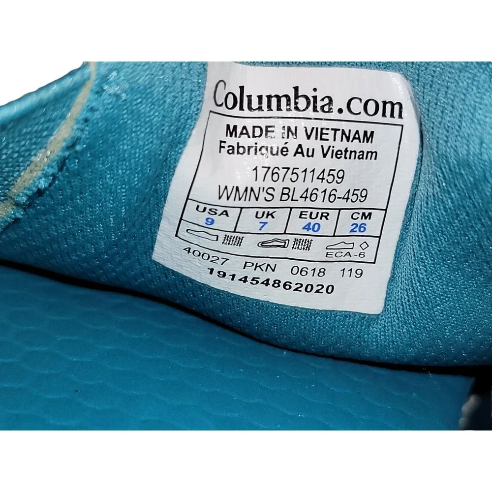 Columbia PFG Dorado Women's Sz 9 Blue Boat Shoes Outdoors Fishing Slip On